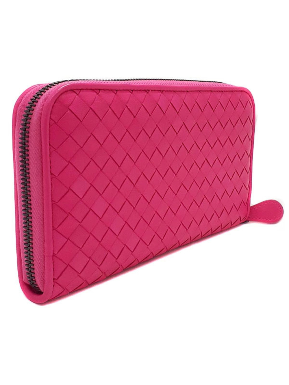 Bottega Veneta Intrecciato Round Zipper Long Wallet - Picture 2 of 5